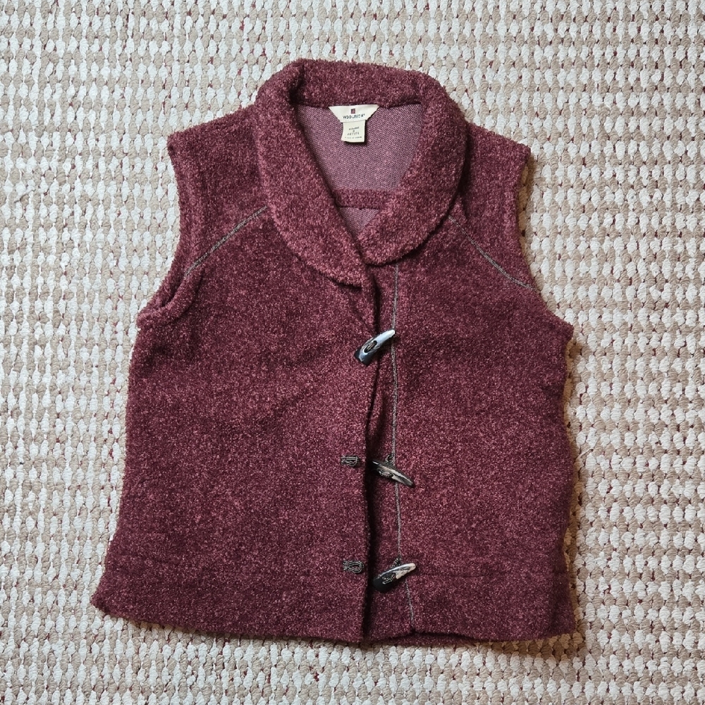 Woolrich Small Petite Hazelberry Sweater Vest Top